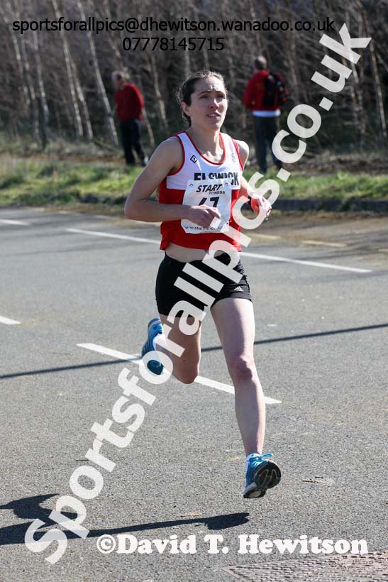 Senior womens Elswick Harriers Good Friday Road Relays. Photo: David T. Hewitson/Sports for All Pics